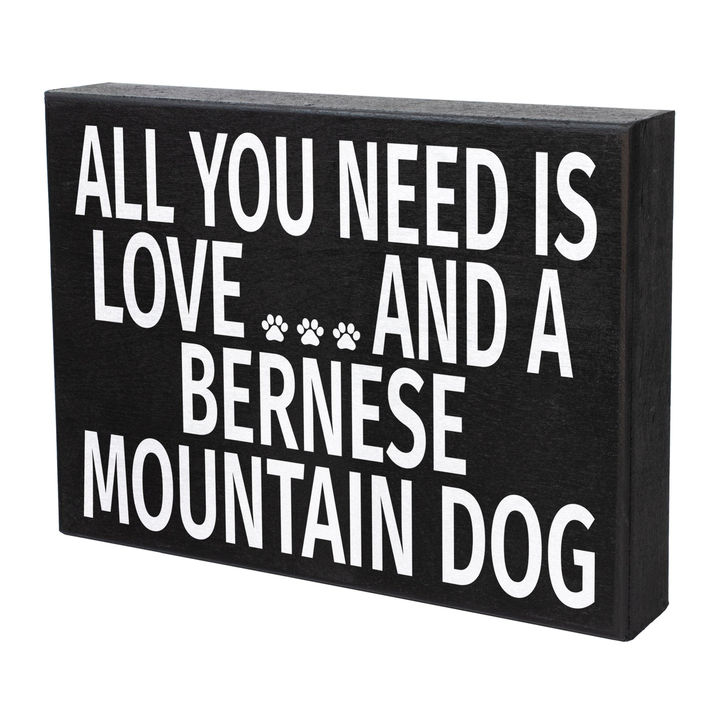 JennyGems Bernese Mountain Dog Sign, Plaque, Gift 8x6 in, Bernese Mountain Dog Mom, Bernese Decorations and Gifts, Bernese Decor, American Made