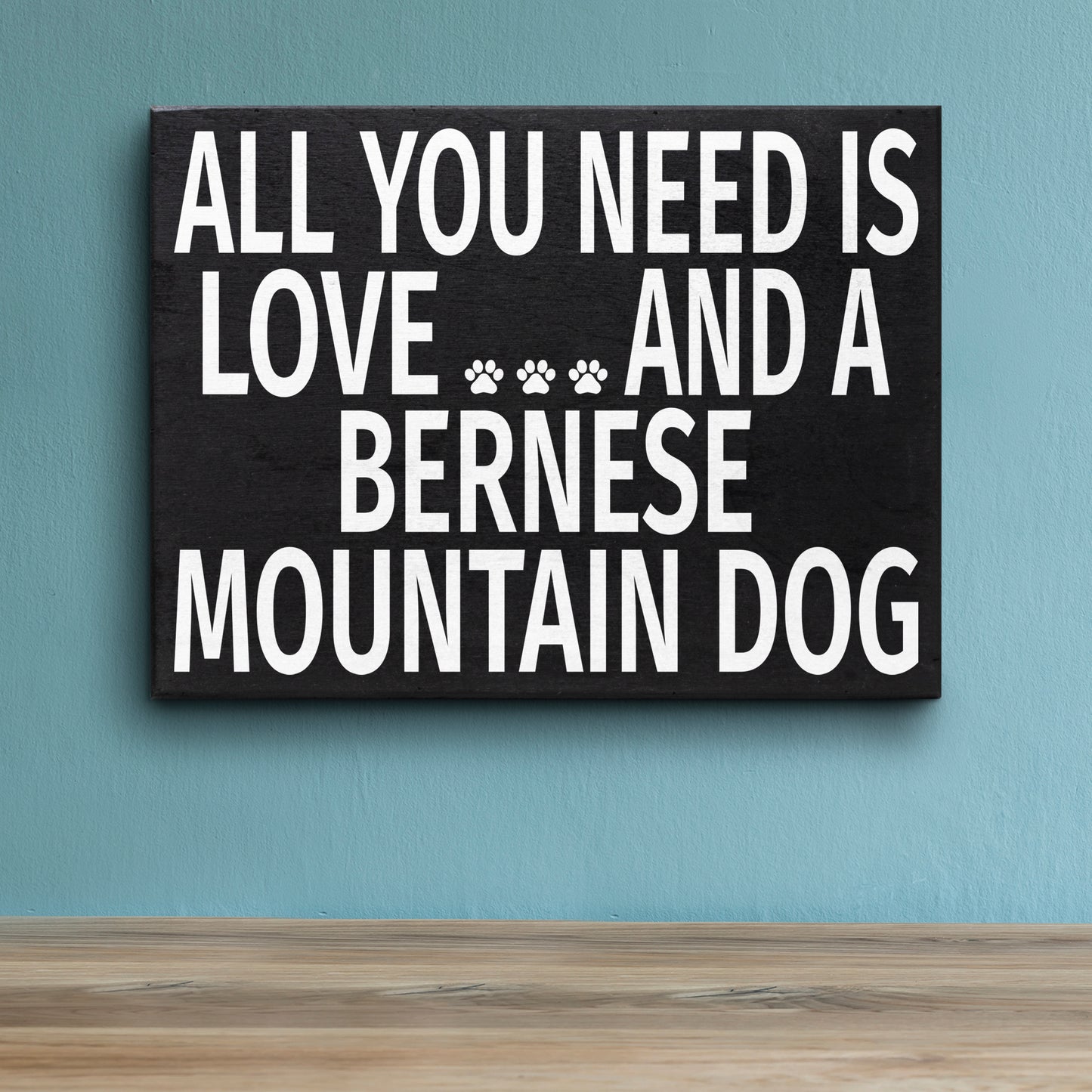 JennyGems Bernese Mountain Dog Sign, Plaque, Gift 8x6 in, Bernese Mountain Dog Mom, Bernese Decorations and Gifts, Bernese Decor, American Made