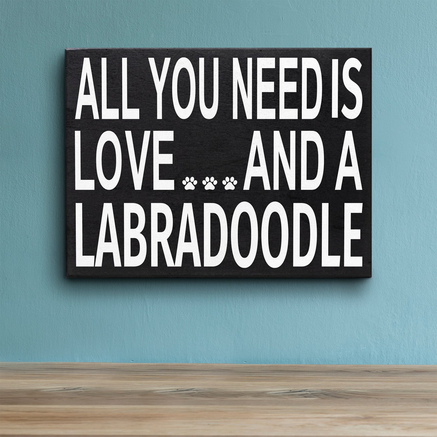 JennyGems All You Need Is Love and a Labradoodle Wood Sign, Labradoodle Dogs, Labradoodle Gifts, Box Sign, Labradoodle Home Decor, Labradoodle Lovers