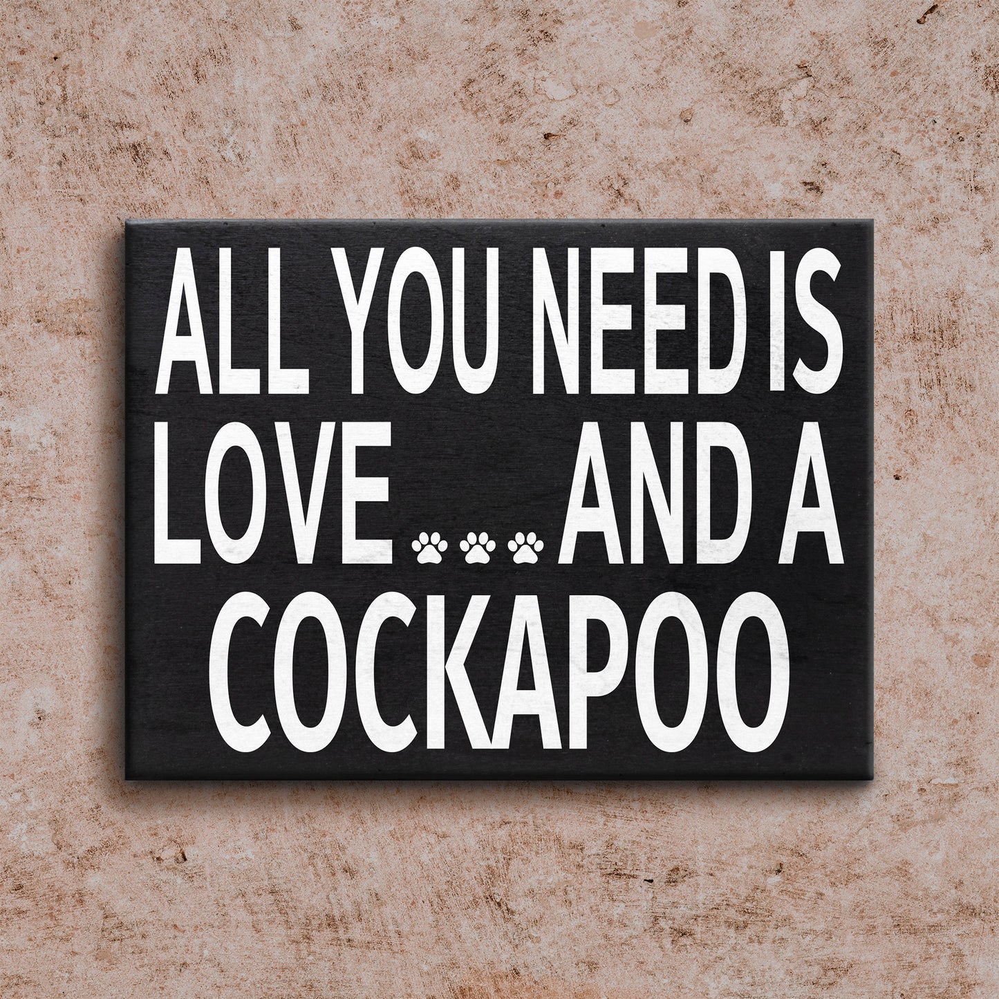 JennyGems Cockapoo Gifts, All You Need Is Love and a Cockapoo, Wood Box Sign, Dog Lover Gifts for Women, Dog Signs for Home Decor