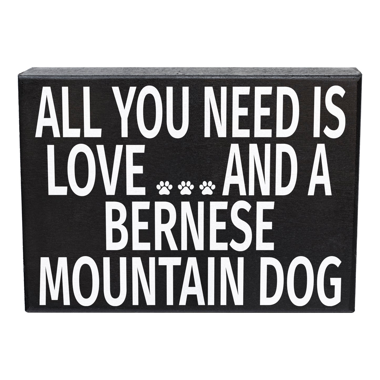 JennyGems Bernese Mountain Dog Sign, Plaque, Gift 8x6 in, Bernese Mountain Dog Mom, Bernese Decorations and Gifts, Bernese Decor, American Made