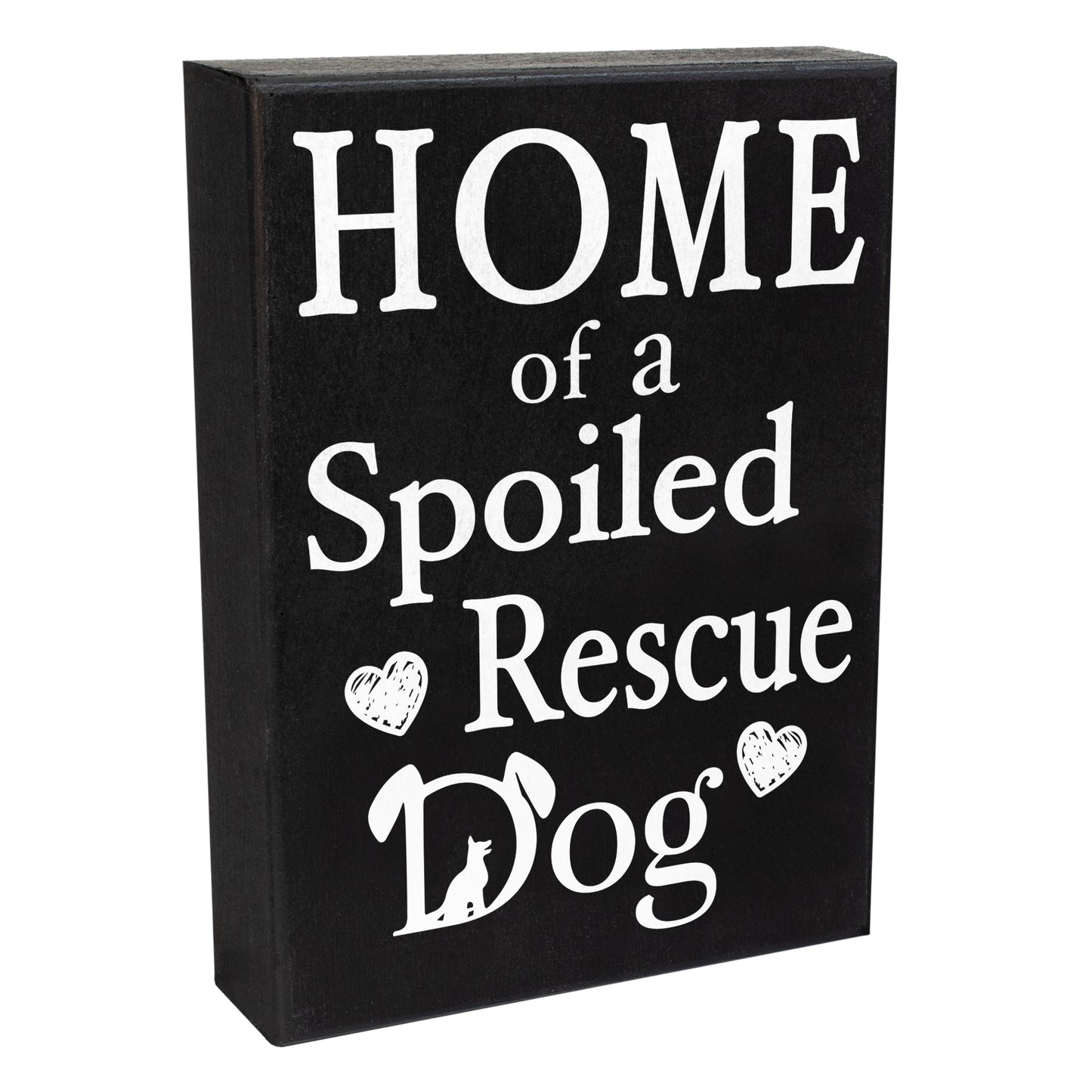 JennyGems Dog Accessories, Home Of A Spoiled Rescue Dog, Home Decor, Gift For Mom, Dog Stuff, Puppy Supplies, Cool Stuff, Desk Decor, Housewarming Gift