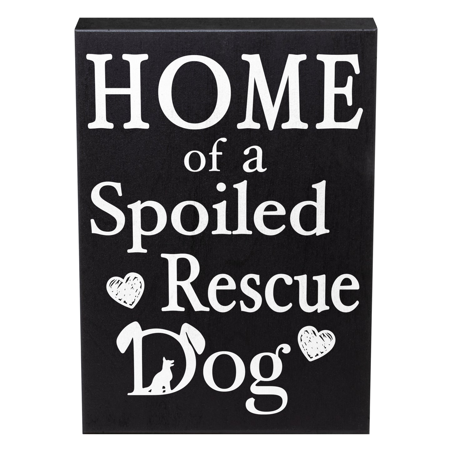 JennyGems Dog Accessories, Home Of A Spoiled Rescue Dog, Home Decor, Gift For Mom, Dog Stuff, Puppy Supplies, Cool Stuff, Desk Decor, Housewarming Gift