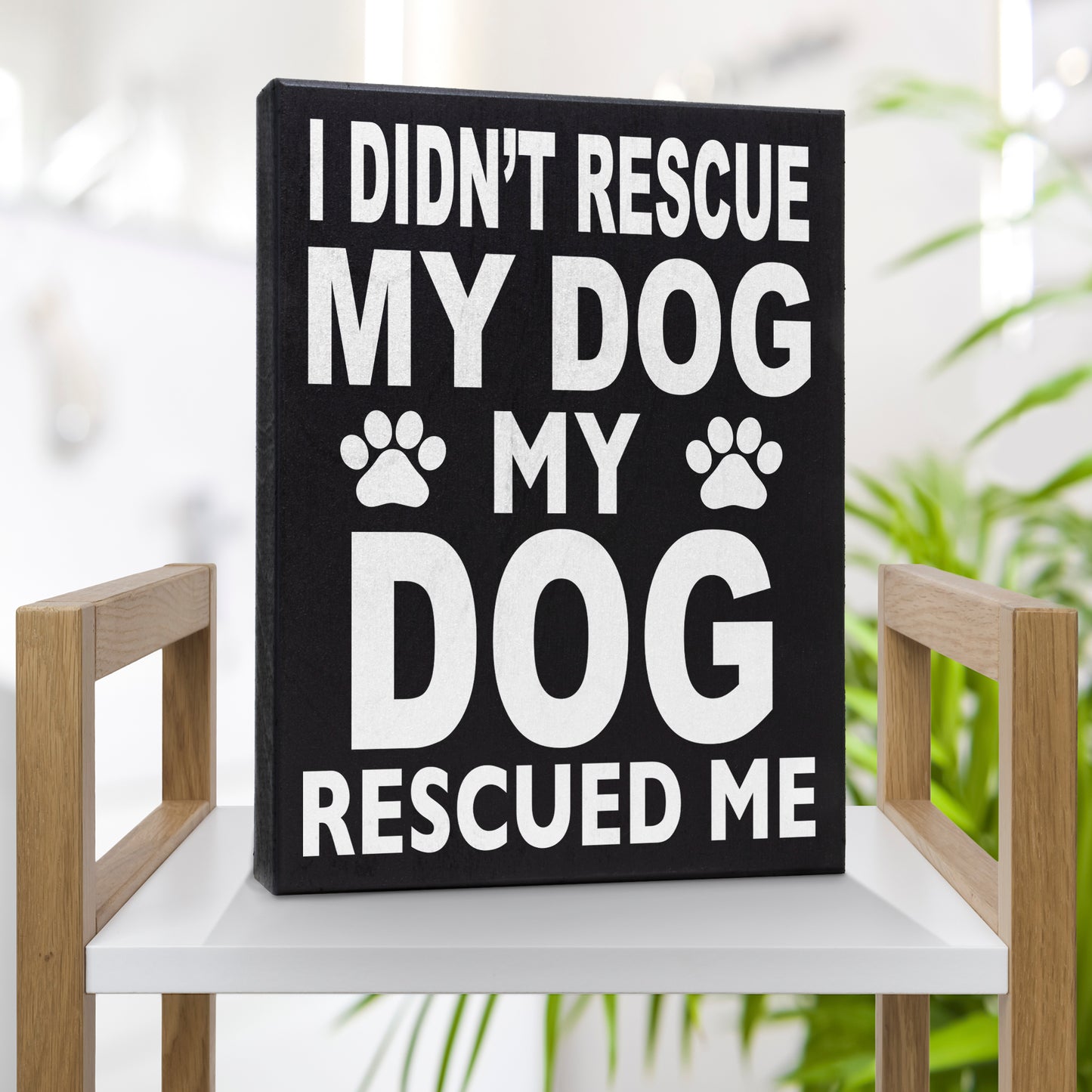 JennyGems Dog Accessories I Didn't Rescue My Dog My Dog Rescued Me, Gift For Dog Mom, Dog Stuff, American Made