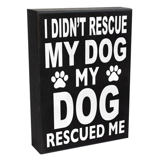JennyGems Dog Accessories I Didn't Rescue My Dog My Dog Rescued Me, Gift For Dog Mom, Dog Stuff, American Made